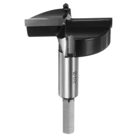 Zaplyte 745060878250 62mm 2-7/16 Inch Tungsten Carbide Wood Hinge Drilling Forstner Drill Bit Black