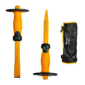 25-384 Zeluga 12 Inch Heavy Duty Hex Pointed Head And Flat Chisel With T