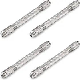 Zhehao-taools-518 Zhehao 4 Pcs Double Ended Pin Vise Diy Hand Drill Resin Wire T