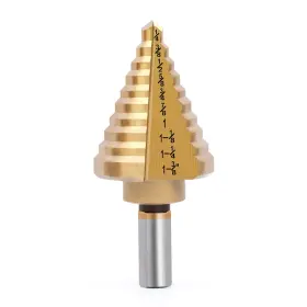 Zhushan Electric Co. Ltd 611138615716 Titanium Step Drill Bit High Speed Steel Cone Bits Doubl