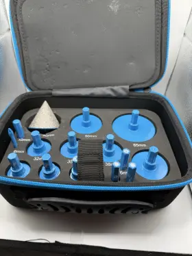 Znximer 765150553256 Diamond Hole Saw Kit For Porcelain Tile Ceramic Marble Granite Drilling 16 Pcs