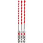 Milwaukee 48-20-9050 3PC Shockwave Carbide Hammer Drill Bit Kit New. Price: $17.02.