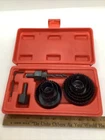 Tool Shop - Hole Saw Kit With Red Case Complete Used. Price: $19.99.
