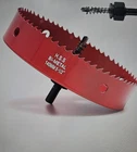 Kwesor Hss Bi-metal Hole Saw 5-1/2 In Diameter, Red, Mpn X004D05WQ1 New. Price: $15.00.
