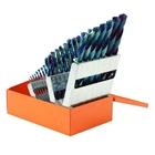 29KK15KNKUT Piece Steel Blue Jobber Length Drill Bit Set 1/16" - 1/2" By 64TH New. Price: $369.50.