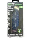 Grip 11PC 1/2" Impact Sockets Sae 6PT Low Profile Tools Set Standard 73592 New. Price: $32.99.