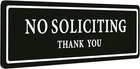 No Soliciting Sign For House Keep Solicitors Away, With Strong Adhesive New. Price: $11.64.