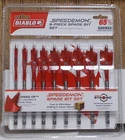 Diablo DSP2930-S Speed-demon Piece Spade Bit Set New. Price: $34.99.