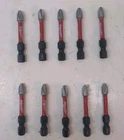 10X Milwaukee Tool 48-32-4602 Shockwave In Phillips #2 Impact Duty Power Bit, New. Price: $14.99.