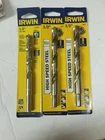 (3) Irwin 5026015 & 73832 1/2" Rotary Masonry Drill Bit New. Price: $14.99.