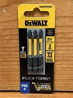 Dewalt Flextorq 2-IN Phillips Impact Driver Bits, DWAF2PH21R3 (3-PACK) New. Price: $9.31.