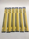 Set Of 13" Irwin Tungsten Masonry Drill Bits 1/4 5/16 3/8 7/16 1/2 5/8 Open. Price: $49.95.