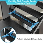 Treads Gauge Template Tool Jig 11-60" Length Adjustable Stairs New. Price: $38.75.