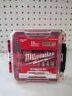 Milwaukee Tool 48-32-4035 13 Piece Driver Bit Set, 1/4 In Hex Shank Size Open. Price: $18.99.