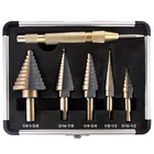 6PCS Step Drill For Metal, Set 50 Sizes Tri-flat Shank Hs... New. Price: $34.86.
