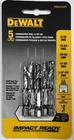 Dewalt DWADT5SET 5-PC Impact Ready Sae Drill & Tap Combination New Shipped!. Price: $18.95.