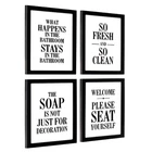 Excello Global Products Framed Wooden Bathroom Humor Signs Decor For Home New. Price: $35.93.