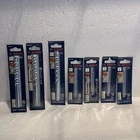 Bosch Assorted Rotary Drill Bits, Brick And Block, BM2001, BM2011, BM2015 New. Price: $30.00.