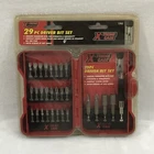 X-treme Case By Kr Tools 29 Piece Bit Set Screwdriver Drill #11963 New. Price: $18.58.
