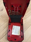 Mac Tools 13 Piece High-speed Steel Drillbit Set New. Price: $58.00.