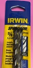 Irwin 3/8" Speedbor Installer/bell Hanger Drill Bit 18" (2-PACK) New. Price: $29.99.