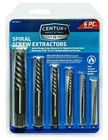 Century Drill 73414 Spiral Flute Screw Extractor Set, 6 Piece New. Price: $22.01.