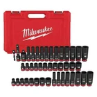 Milwaukee Shockwave Sae/metric Impact Socket Set 3/8" Drive 6-POINT (43-PIECE) New. Price: $126.57.