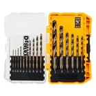 Dewalt Black & Gold High Speed Steel Drill Bit Set 3-FLAT Shank 16 Pc DW1176 New. Price: $22.95.