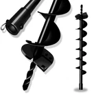 Longrun Earth Auger Drill Bit For Garden Fence Post, 4" X 31.5" Hole Aug... New. Price: $71.19.