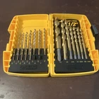 Dewalt DW1342 21 Pieces Titanium Tip Drill Bit Set Sealed See Notes Used. Price: $11.60.
