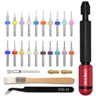 Dual-bearing Pin Vise Hand Drill Set, 26 Pcs (0.1MM-2.0MM) With Tweezers & Cl... New. Price: $24.19.