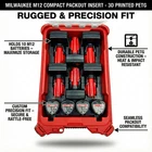 Milwaukee Compact Packout Organizer M12 Battery Storage Insert New. Price: $15.99.
