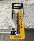 (j) Dewalt 13/64" 3-7/64" Impact Ready High Speed Hex Shank Drill Bit (DD5113) New. Price: $8.99.