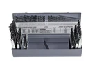 Drill America 115 Piece High Speed Steel Bit Set With Black Oxide New. Price: $160.31.