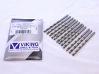 12PCS Viking 11/64 O.d. Hss Jobber Length Twist Drill Bit 02850 1/8 Loc .1718 New. Price: $35.99.