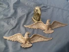 Vintage Lot Of American Eagles Wall Plaqus Decor Brass Cast Metal Used. Price: $77.99.