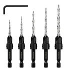 Workpro 5PACK Hss Countersink Drill Bit Set Adjustable M2 4-FLUTE Chamfer Cutter New. Price: $15.99.