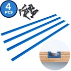 Aluminum T-track 24 Inch Pack Of Blue Anodized With Mounting Holes Woodworking New. Price: $26.53.