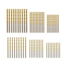 Becollo Titanium Drill Bit SET(3/64"-1/8"), Hss Metal Jobber 60PCS.SET New. Price: $18.48.