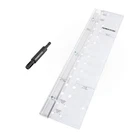 Powertec 71653 Shelf Pin Drilling Jig With 1/4 Self Centering Bit New. Price: $47.07.