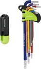 9-PIECE Sae Wrench Set With Ball End & Handle, Long Arm Hex Key (1/1 New. Price: $33.78.