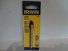 Irwin 1/2" Glass & Tile Drill Bit #50532 New. Price: $8.95.