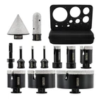 Tile Hole Saw Kit Diamond Core Drill Bits Set 6/6/8/20/25/35/50/75/100MM & 4/... New. Price: $194.31.