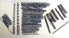 52 Assorted Rotary Drill Bits Multi-purpose Wood Masonary 1/16" 1/2" Used. Price: $39.95.