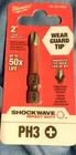 Milwaukee Electric Tool 48-32-4463 Shockwave 2" Power Bit Phillips #3 New. Price: $6.00.