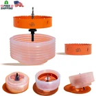 6-1/4 & 4-1/4 Hole Saw For Recessed Lights, 6.25 4.25 Inch Cutter With Du New. Price: $43.09.