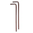 Harfington 2PCS Ball End Hex Key Wrench 4MM S2 Steel L-shape Long Arm New. Price: $7.51.