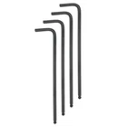 Harfington 4PCS Ball End Hex Key Wrench L-shape Long Arm 1/8", Black New. Price: $10.24.