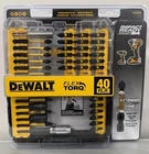 Dewalt Screwdriver Bit Set, Impact Ready, Flextorq, 40-PIECE (DWA2T40IR) New. Price: $34.99.