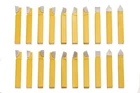 Vct 20PC 1/4" Carbide Tipped Cutter Tool Bit Cutting Set For Metal Lathe... New. Price: $46.99.